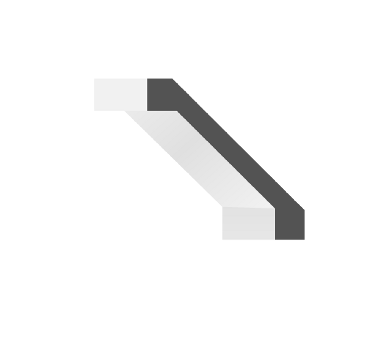 MDF London Shaker 5 Crown Moulding (16' Lengths)